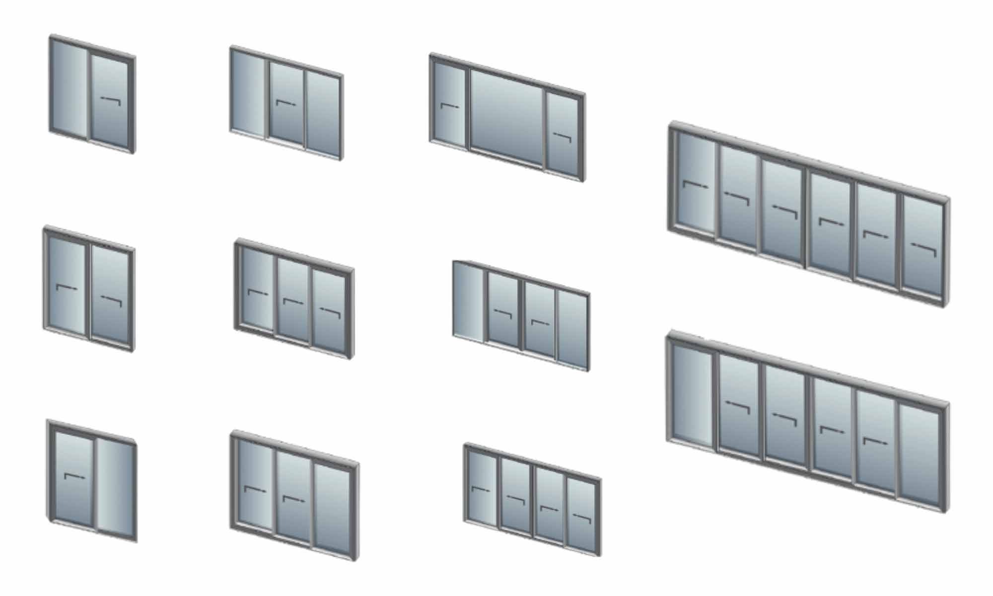 aluminium patio door configurations