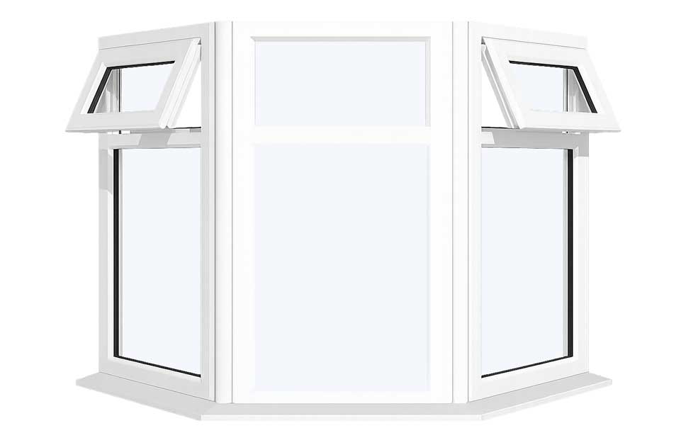 3 sided bay upvc window
