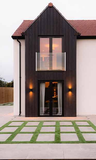 grey aluminium french doors for balcony