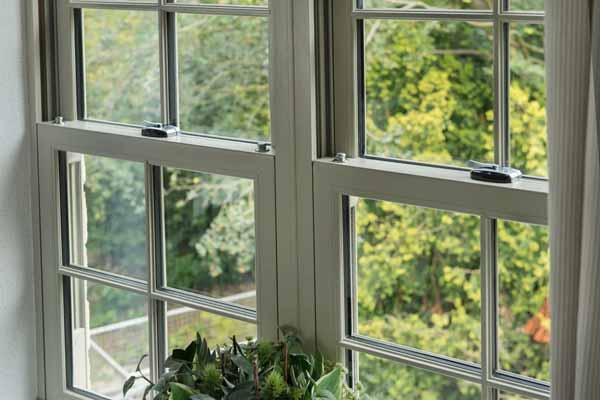 georgian upvc sash window inside view