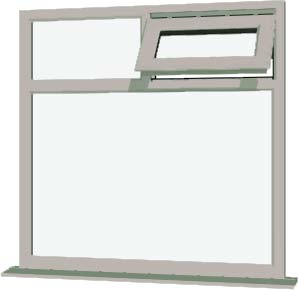 Agate Grey UPVC Window Style 45