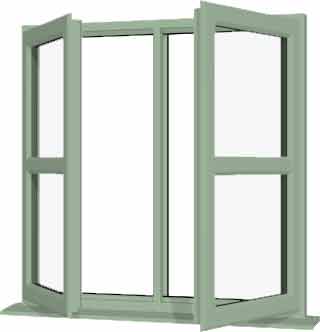 Chartwell Green UPVC Window Style 144