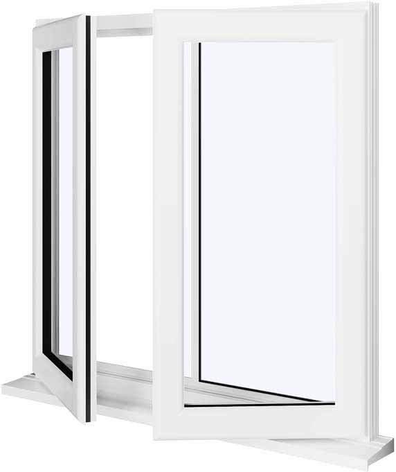 white upvc window style 14