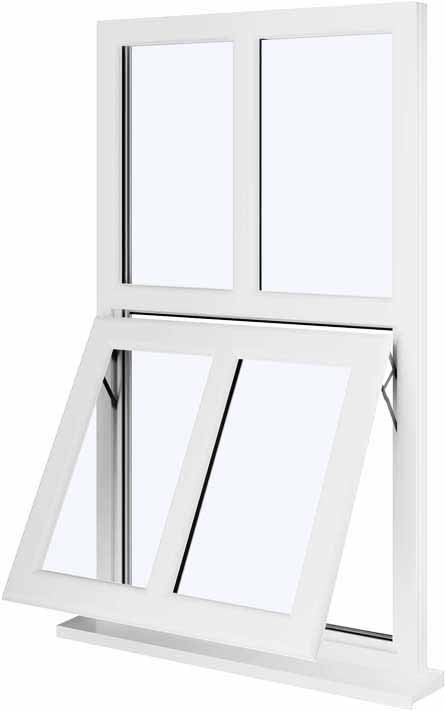 White UPVC Window Style 145