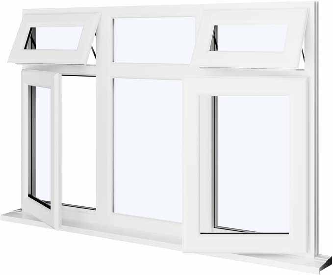 white upvc window style 31