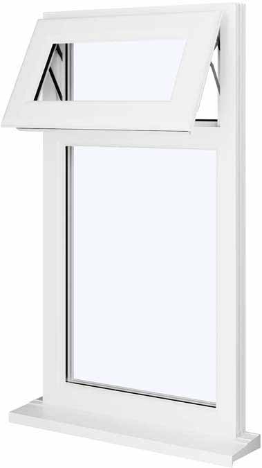 white upvc window style 6