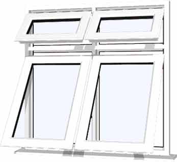 UPVC White Windows